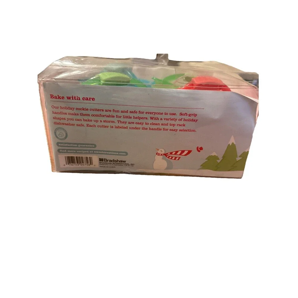 Sweet Creations Plastic Holiday Cookie Cutters With Soft Grip by Good Cook 11 Ct